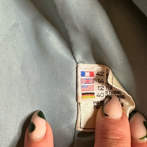 Vintage Blue Suede Jacket by Stadick Model - Picture 2 of 7